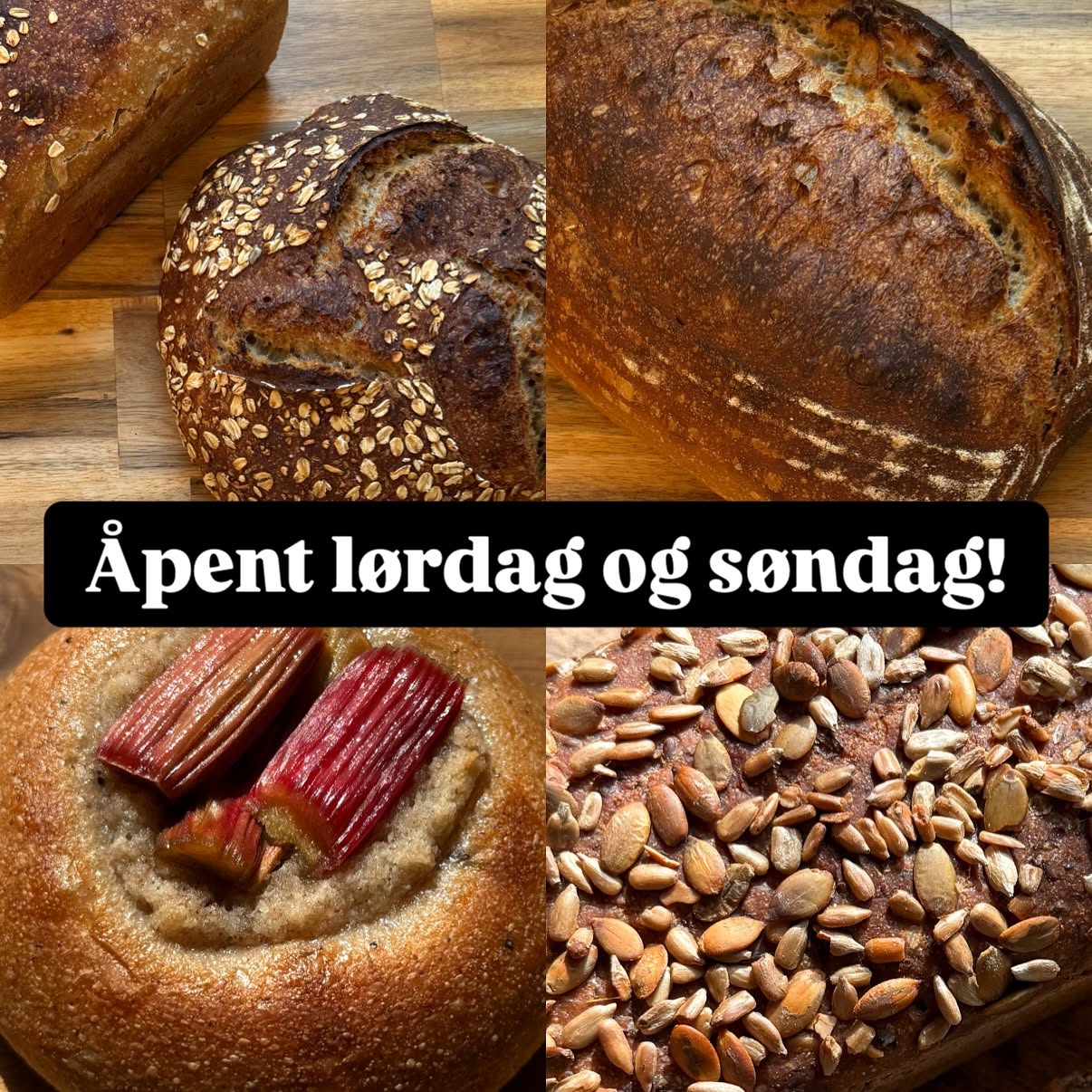 Ferskt bakeri i helgene